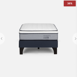 Cama Europea Indie 1,5 Plazas 105 x 200 cm