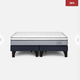 Cama Europea Indie Súper King 200 x 200 cm