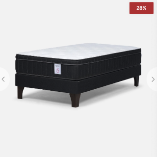 Cama Europea New Style 6 Plus de 1,5 Plazas 105 x 200 cm