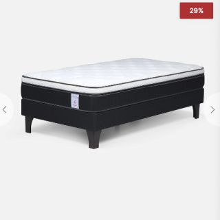 Cama Europea New Style 6 de 1,5 Plazas 105 x 200 cm