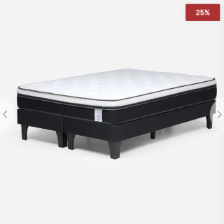 Cama Europea New Style 6 Super King 200 x 200 cm