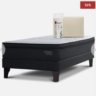 Cama Tempo 1,5 Plazas + Almohada Esencial