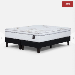 Cama Europea Art 4 King 180 x 200 cm